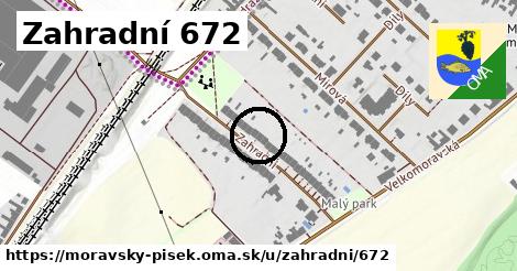 Zahradní 672, Moravský Písek