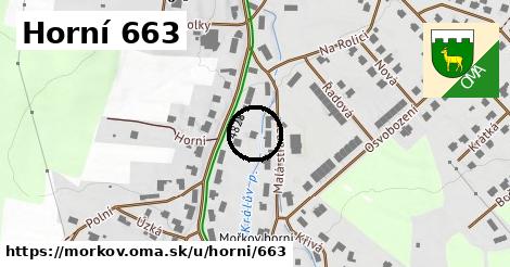 Horní 663, Mořkov