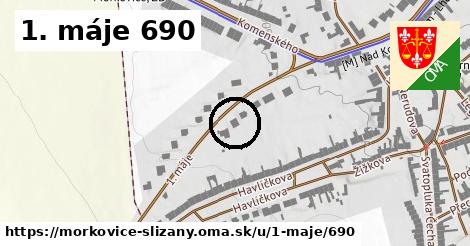 1. máje 690, Morkovice-Slížany