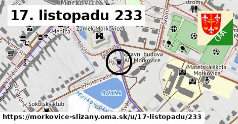 17. listopadu 233, Morkovice-Slížany