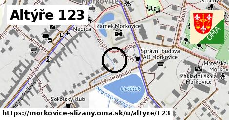 Altýře 123, Morkovice-Slížany