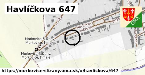 Havlíčkova 647, Morkovice-Slížany