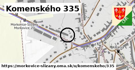 Komenského 335, Morkovice-Slížany