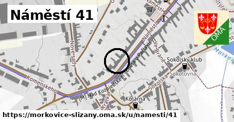 Náměstí 41, Morkovice-Slížany