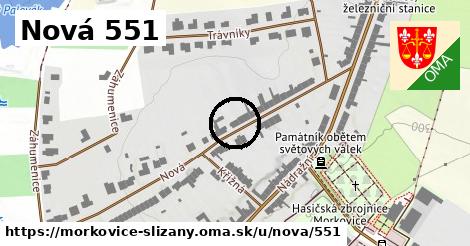 Nová 551, Morkovice-Slížany