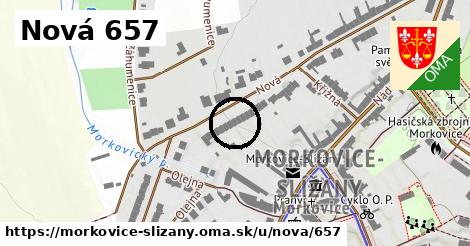 Nová 657, Morkovice-Slížany