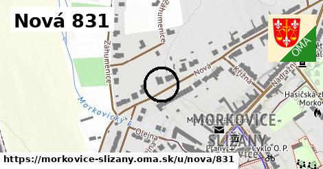 Nová 831, Morkovice-Slížany