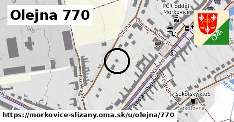 Olejna 770, Morkovice-Slížany