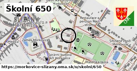 Školní 650, Morkovice-Slížany