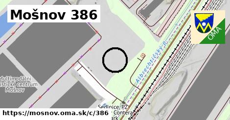 Mošnov <span class="supisne">386</span>