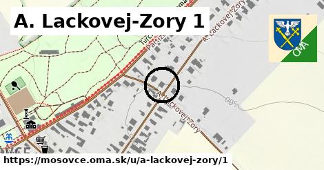 A. Lackovej-Zory 1, Mošovce