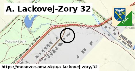 A. Lackovej-Zory 32, Mošovce