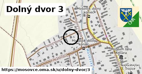 Dolný dvor 3, Mošovce