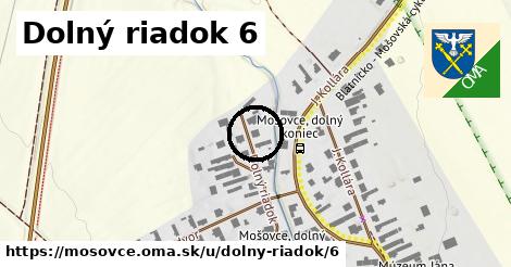 Dolný riadok 6, Mošovce