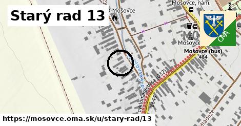 Starý rad 13, Mošovce