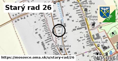 Starý rad 26, Mošovce