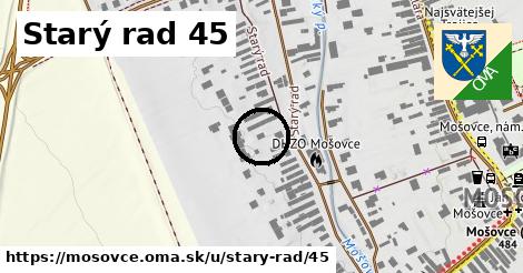 Starý rad 45, Mošovce