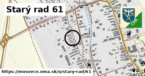 Starý rad 61, Mošovce