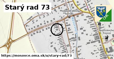 Starý rad 73, Mošovce