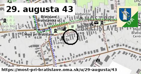 29. augusta 43, Most pri Bratislave