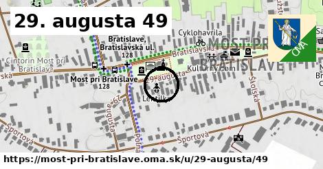 29. augusta 49, Most pri Bratislave