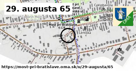 29. augusta 65, Most pri Bratislave