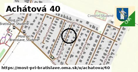 Achátová 40, Most pri Bratislave