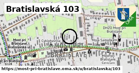 Bratislavská 103, Most pri Bratislave