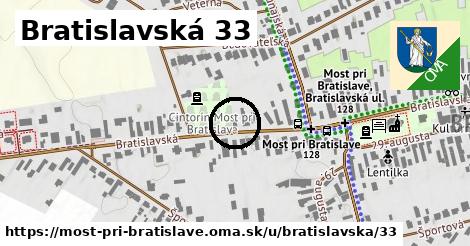 Bratislavská 33, Most pri Bratislave