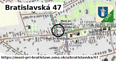 Bratislavská 47, Most pri Bratislave