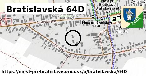 Bratislavská 64D, Most pri Bratislave