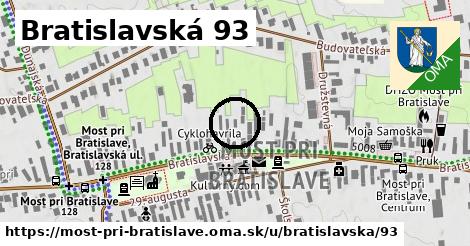 Bratislavská 93, Most pri Bratislave