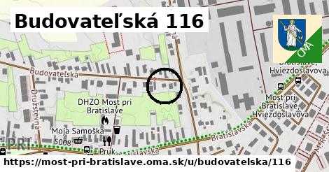 Budovateľská 116, Most pri Bratislave