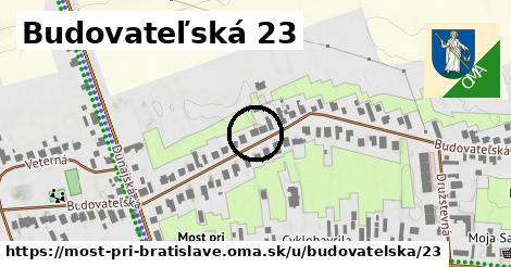 Budovateľská 23, Most pri Bratislave