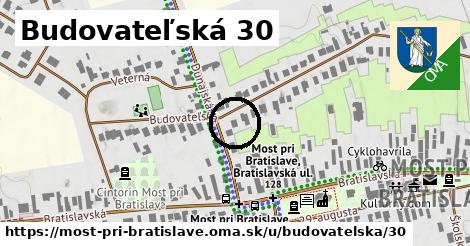 Budovateľská 30, Most pri Bratislave