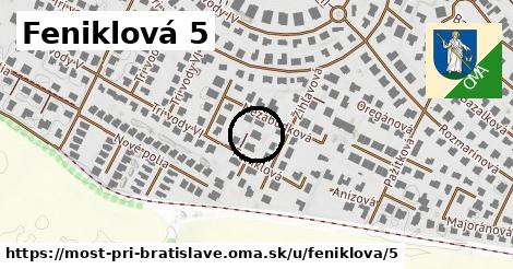 Feniklová 5, Most pri Bratislave