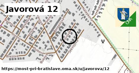 Javorová 12, Most pri Bratislave