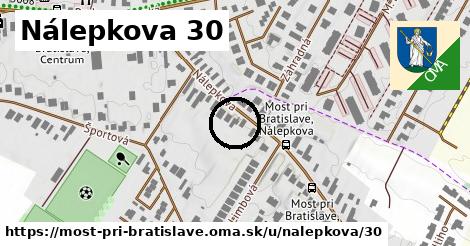 Nálepkova 30, Most pri Bratislave