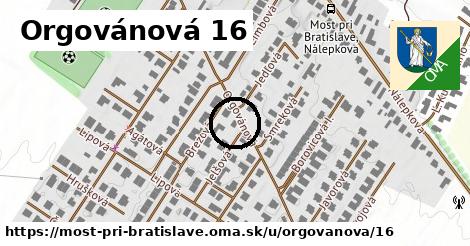 Orgovánová 16, Most pri Bratislave