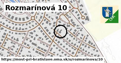 Rozmarínová 10, Most pri Bratislave