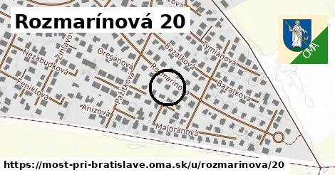 Rozmarínová 20, Most pri Bratislave