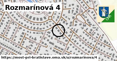 Rozmarínová 4, Most pri Bratislave