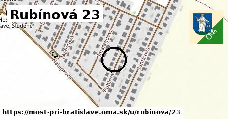 Rubínová 23, Most pri Bratislave