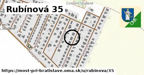 Rubínová 35, Most pri Bratislave