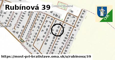 Rubínová 39, Most pri Bratislave