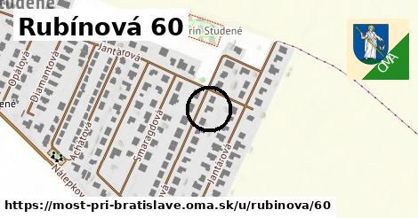 Rubínová 60, Most pri Bratislave