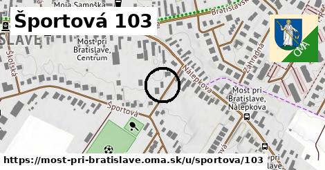 Športová 103, Most pri Bratislave