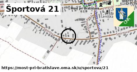 Športová 21, Most pri Bratislave