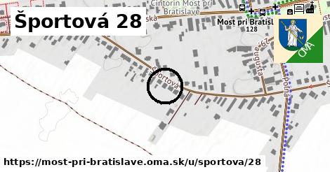 Športová 28, Most pri Bratislave