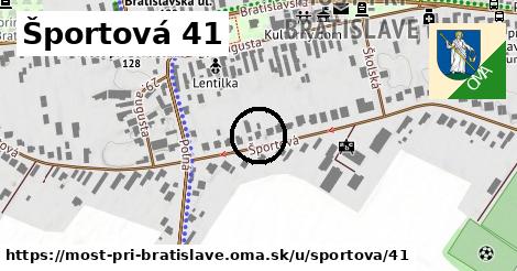 Športová 41, Most pri Bratislave